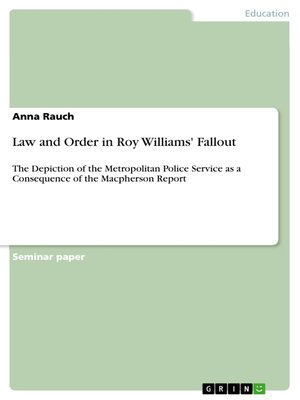 cover image of Law and Order in Roy Williams' Fallout